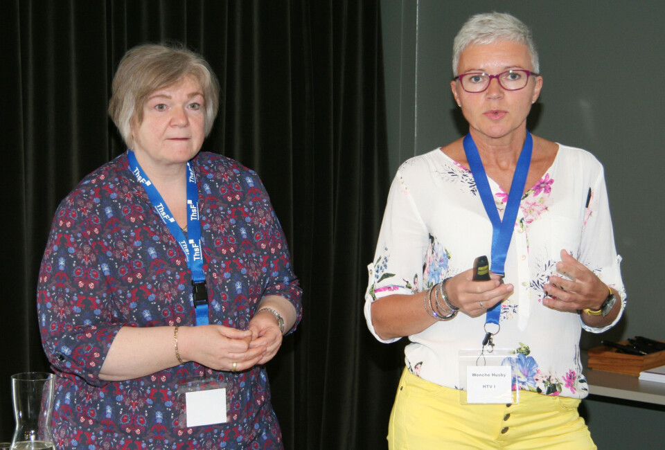 Christiane Bogott og Wenche Husby. Foto: Vetle Daler