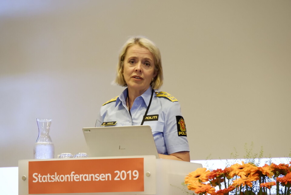 Politidirektør Benedicte Bjørnland. Foto: Arve Sigmundstad