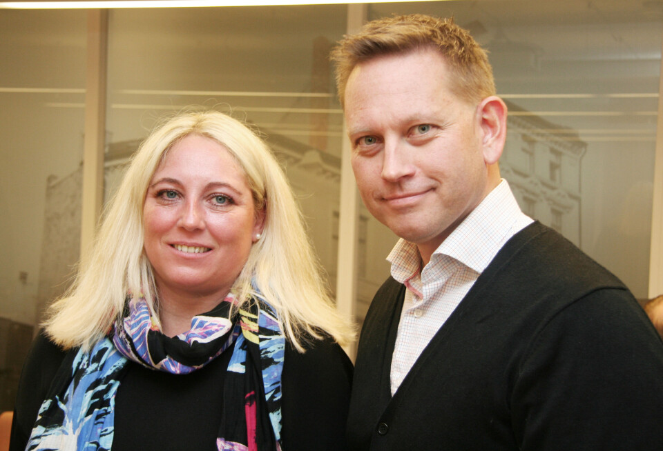 Unn-Kristin Olsen og Vegard Einan. Foto: Vetle Daler