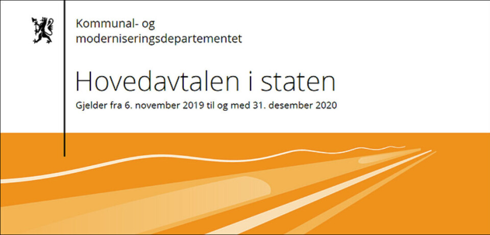 Staten: Hovedavtalen forlenges