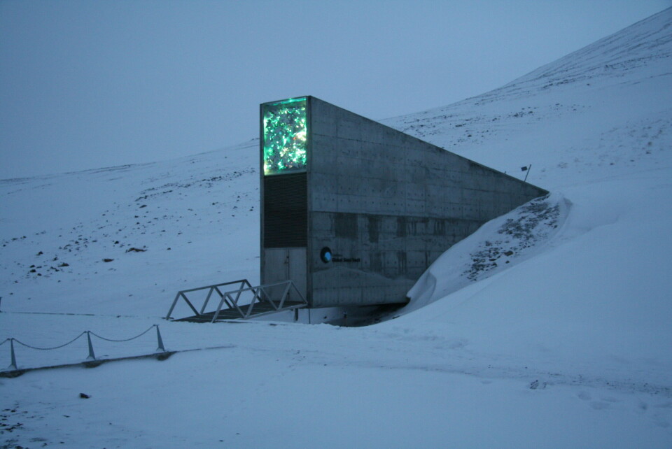 Svalbard globale frøhvelv. Foto: Vetle Daler