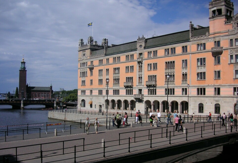 Regjeringskvartalet Rosenbad i Stockholm