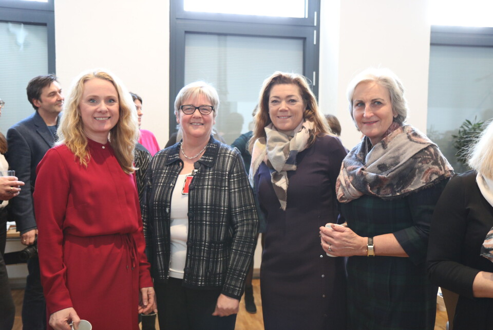 Anniken Hauglie, Jorunn Berland, Kristin Skogen Lund og Vibeke Madsen
