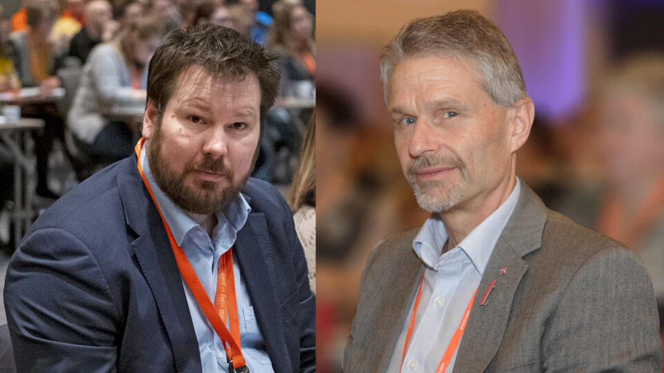 Valgkomiteen har innstilt Einar F. Kaldhol (t.v)som leder av kontrollutvalget. Den posisjonen vil også Geir Krogh ha. Foto: Trygve Bergsland/Parat