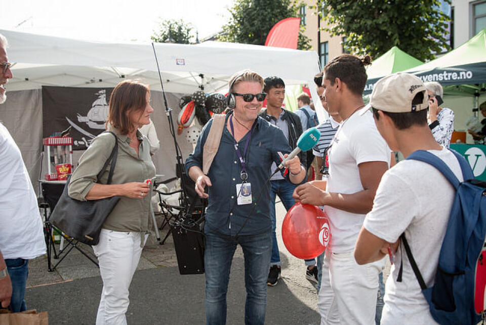 Arendalsuka 2017 Politisk gate Foto: Mona Hauglid