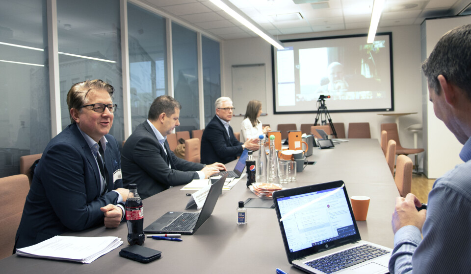 Statens lønnsutvalg behandler Forsvarets lokale forhandlinger for 2019. Saksbehandlingen startet mandag i Parats lokaler i Oslo. Foto: Helene Husebø