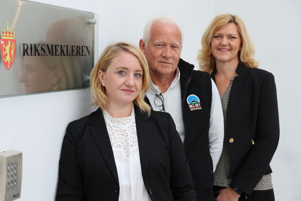 Parats delegasjon i meklingen: Bodil Røkke, Thomas Lilloe og Renate Messel Hegre. Foto: Vetle Daler