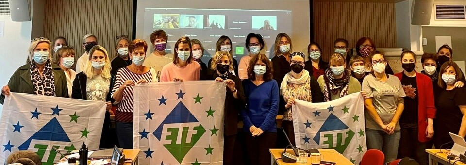 ETFs kvinnekonferanse foregikk i år i Brussel. Foto: privat