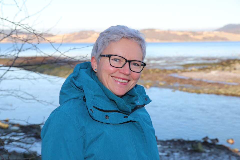 Wenche Husby er nestleder i Tannhelsesekretærenes Forbund og jobber på Skaun tannklinikk.Foto: Vetle Daler.
