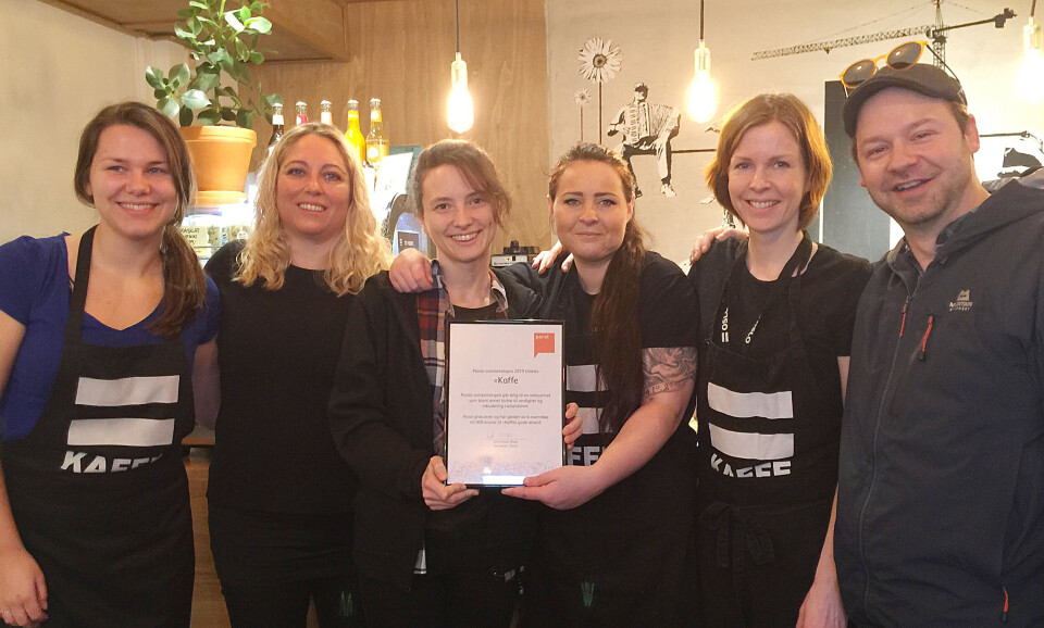 F.v.: Cecilie Alstrup Vereide, Unn Kristin Olsen, Katrin Larsen, Liza Waade, Marianne Ween og Petter Nyquist. Foto: Vetle Daler