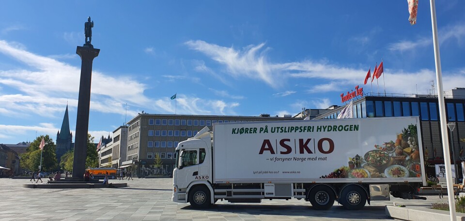 Torsdag fikk ASKO Næringslivets klimapris Foto: ASKO