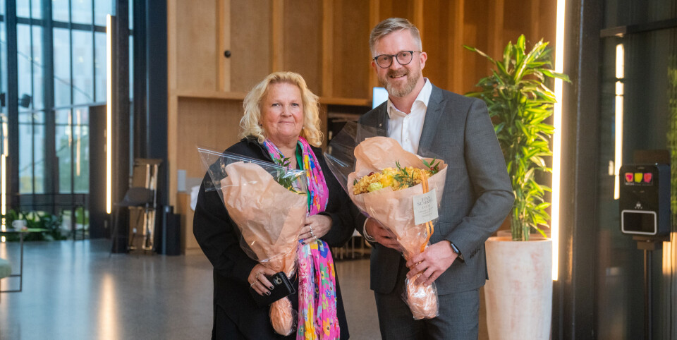 Lizzie Ruud Thorkildsen og Hans-Erik Skjæggerud. Foto: Thomas Brun/NTB Kommunikasjon
