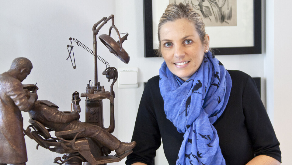 Camilla Hansen Steinum, sier hun er veldig fornøyd med å få støtte fra Forbrukertilsynet. Foto: Trygve Bergsland.