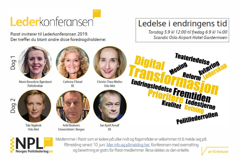 Lederkonferansen 2019: Lederskap i endringens tid