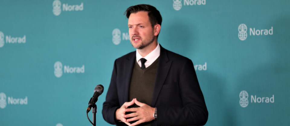 Utviklingsminister Dag-Inge Ulstein (KrF). Foto: Norad