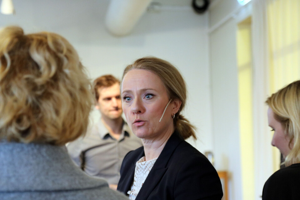 Arbeids- og sosialminister Anniken Hauglie. Foto: LIv Hilde Hansen / YS