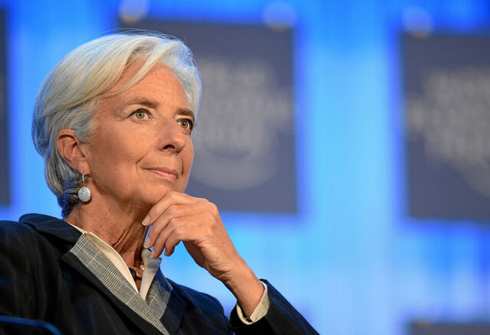 IMF-sjef Christine Lagarde Foto: Michael Wuertenberg
