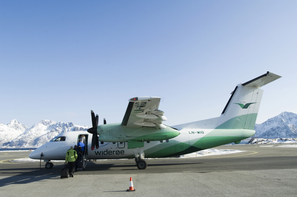 Parat mener Widerøe har brutt tariffavtalen med pilotene. Foto: Widerøe.