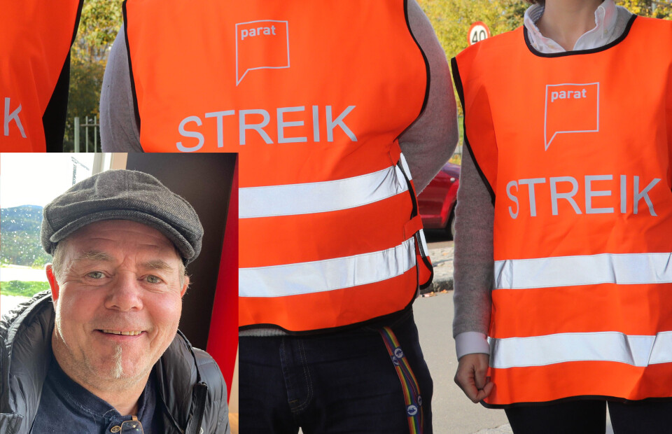 Sikkerhetskontrollør og Parat-medlem, Geir Michelsen, mener mange ikke vet hva vekterne får betalt med tanke på ansvar og oppgaver. Foto: Trygve Bergsland/Privat.