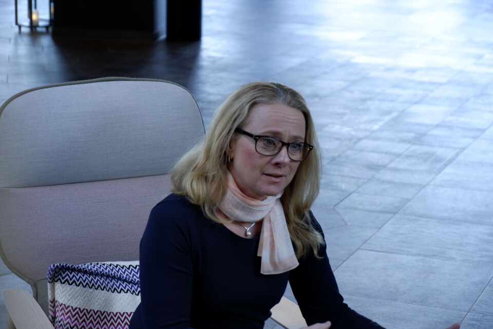 Arbeids- og sosialminister Anniken Hauglie (H), under Paratkonferansen 2019. Foto: Arve Sigmundstad