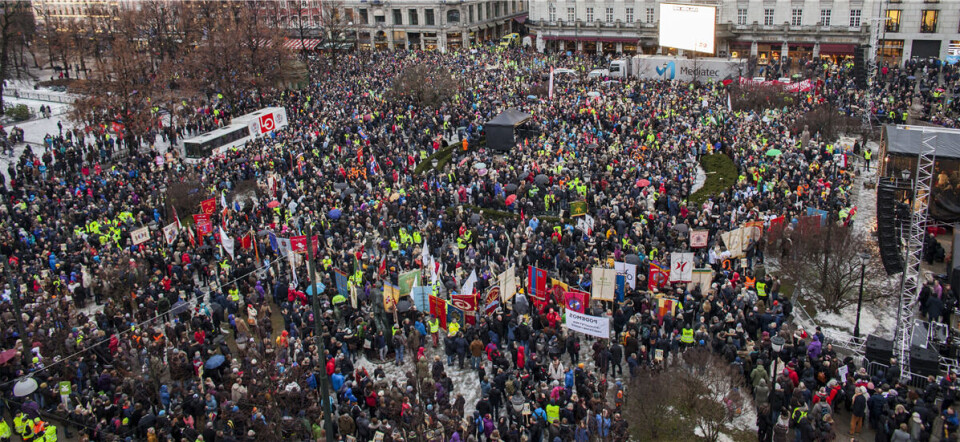I januar 2015 markerte en samlet fagbevegelse sin misnøye mot åpningen for flere midlertidige ansettelser. Nå vil Fougner-utvalget begrense denne muligheten.