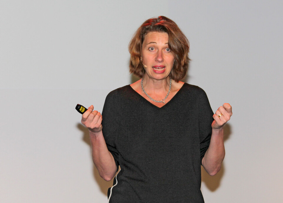 Silvija Seres, på Paratkonferansen 2019. Foto: Trygve Bergsland