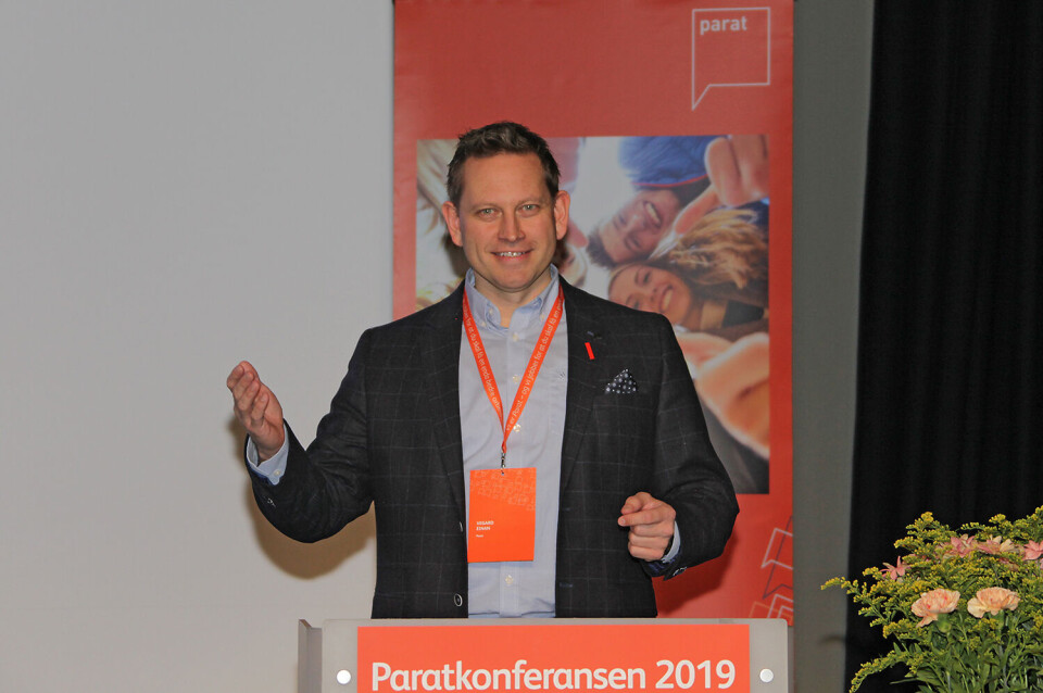 Leder i Parat, Vegard Einan. Foto: Trygve Bergsland