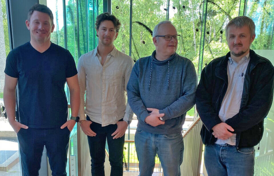 Parats forhandlingsutvalg: Fra Venstre: Preben Espeland (Flytanking), Sander Svanberg Pedersen (AFS Aviation Fuel Services), Jo Hoel (Gardermoen Fuelling Services), Ove Inge Hagen (Sisterne Drift). Foto: Privat.