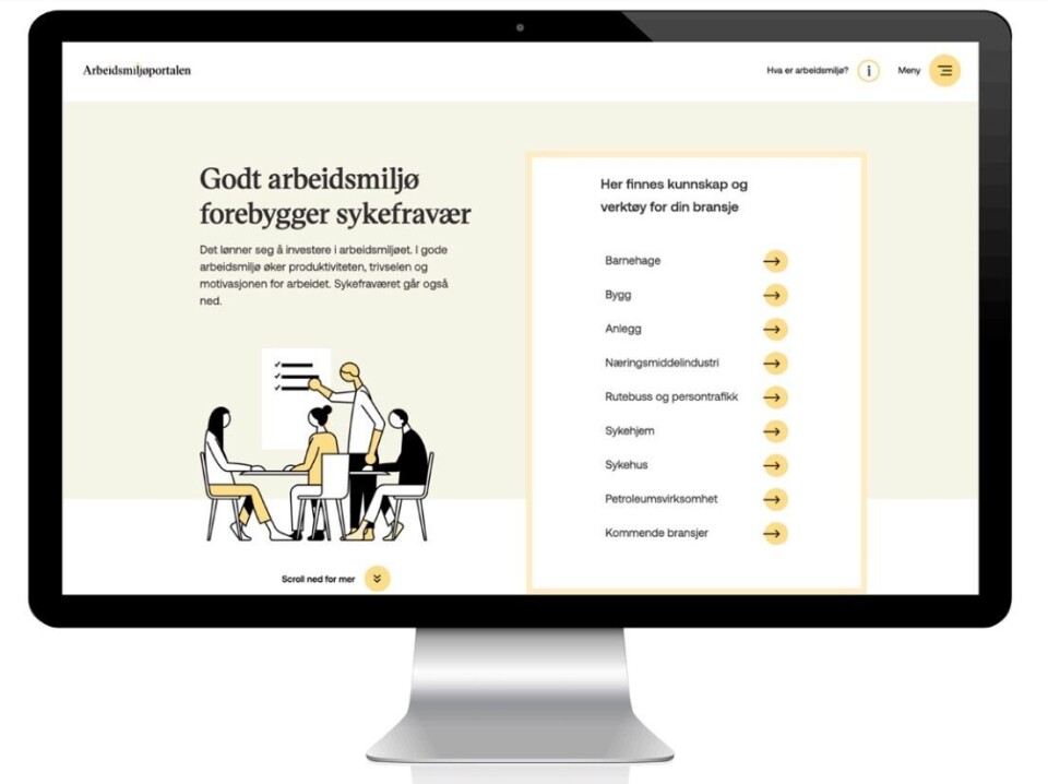Arbeidsmiljøportalen: Alt om arbeidsmiljø på ett sted