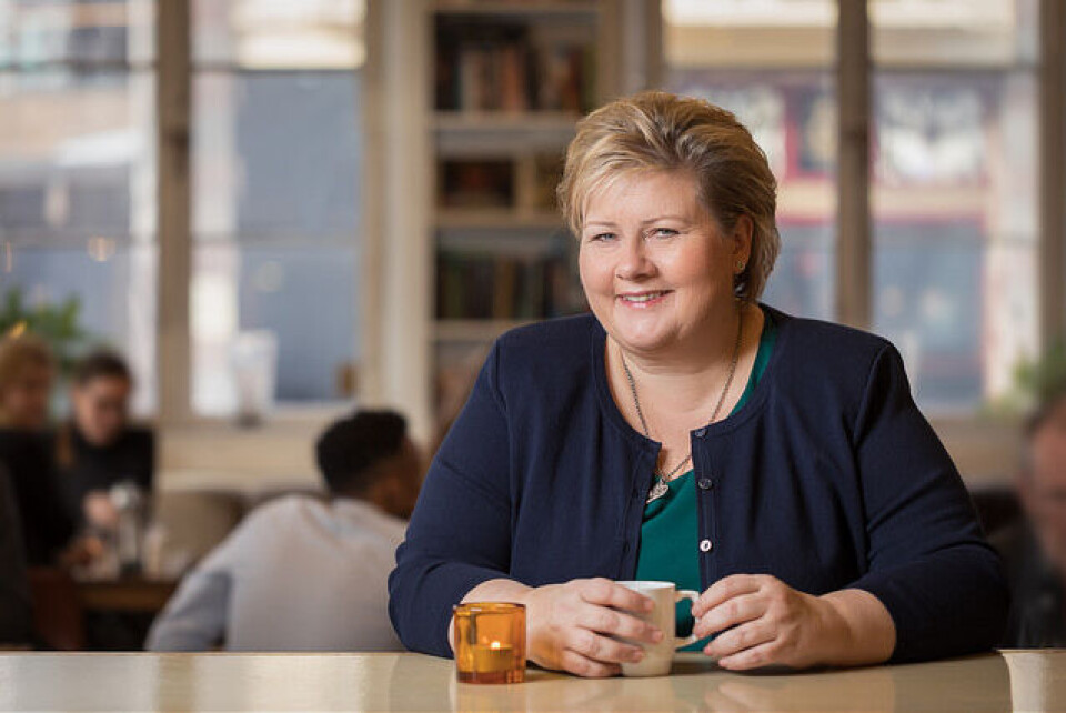 Statsminister Erna Solberg. Foto: Hans Kristian Thorbjørnsen