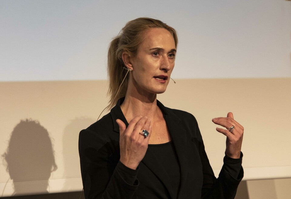 Forskningsleder Christine Thea Wathne presenterte spennende forskning på Parats lederkonferanse.