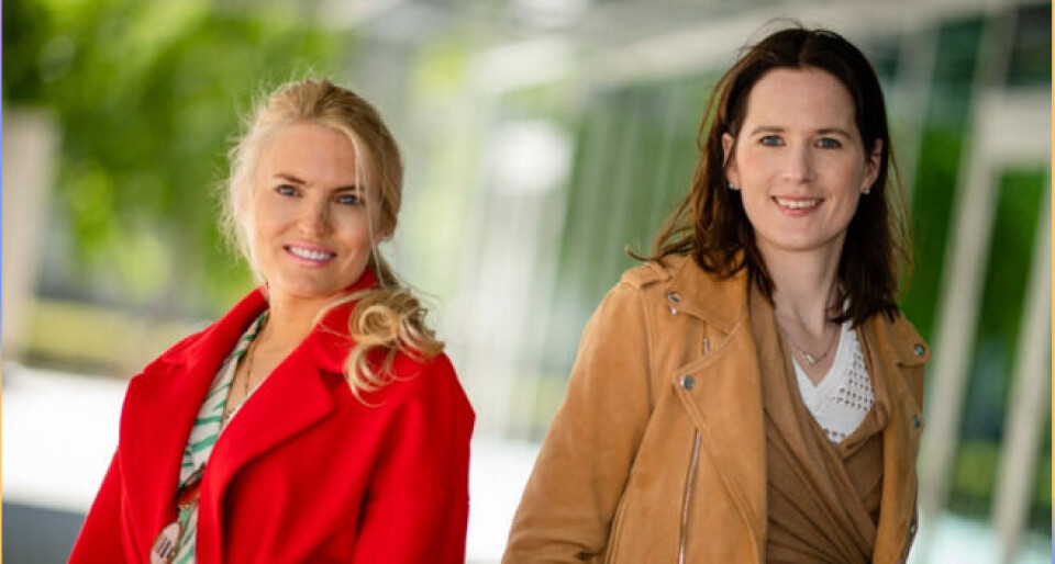 Isabelle Rignes og Marie Louise Sunde står bak Equality Check og vil bidra til bedre arbeidsplasser Foto: Equality Check
