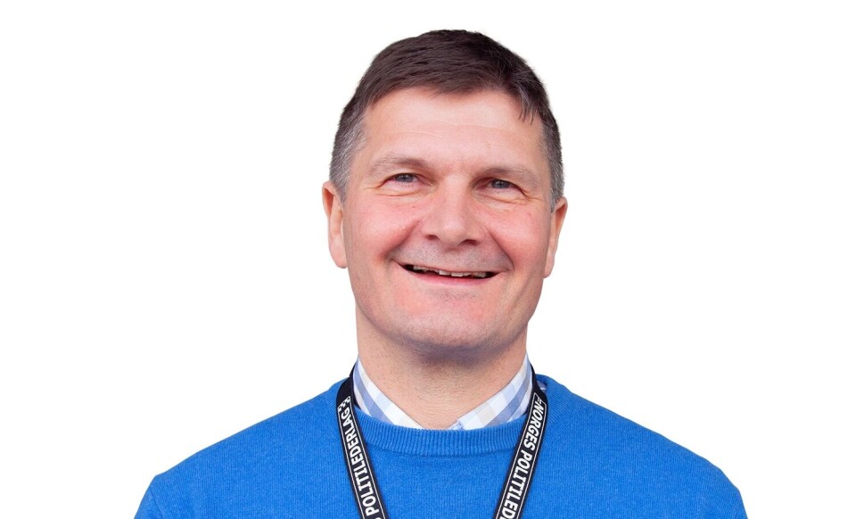 Frank M Sletten, GDE leder – Harstad politistasjonsdistrikt, Foto: Trygve Bergsland