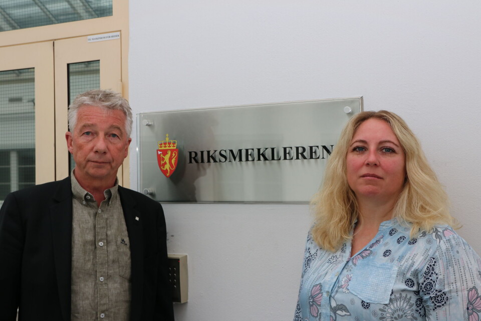 Leder i YS Stat, Pål Arnesen, og nestleder i Parat, Unn Kristin Olsen. Foto: Helene Husebø