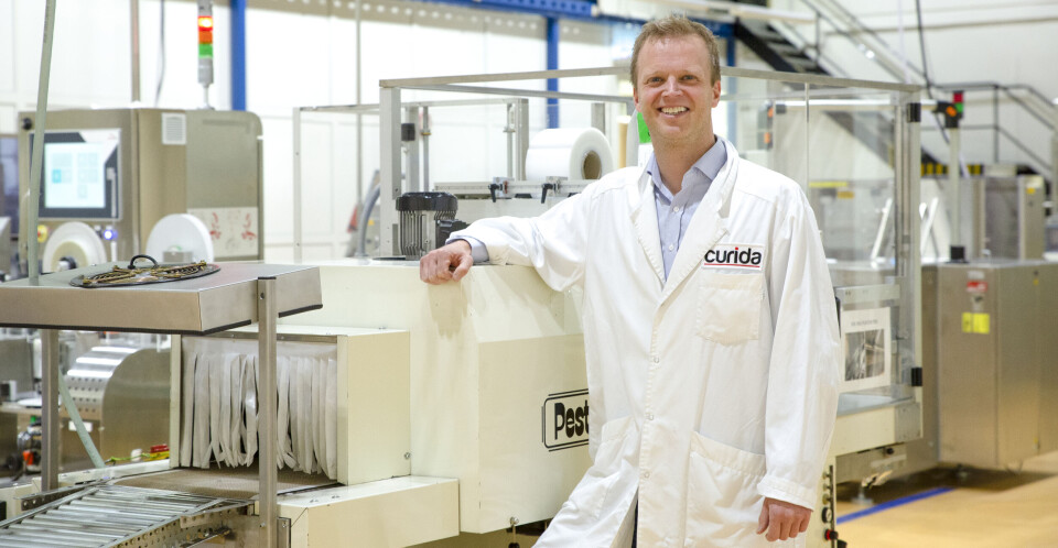 Daglig leder Leif Rune Skymoen i legemiddelselskapet Curida mener myndighetene bør inngå økonomisk attraktive avtaler med produsenter i Norge, som gjør dem i stand til å kjøpe inn råvarer og utvikle nødvendige prosedyrer. Foto: Elisabeth Gjerdingen
