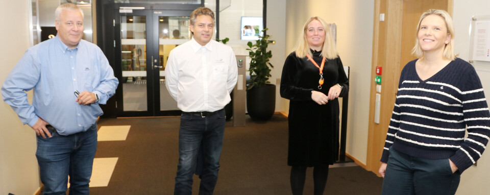 F.v. Bård Hoksrud, Oddbjørn Holsether, Unn Kristin Olsen og Sylvi Listhaug. Foto: Vetle Daler