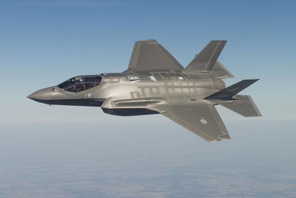 Motordepot og testcelle for F35 på Rygge