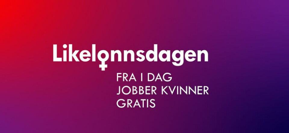 Kvinner jobber gratis resten av året