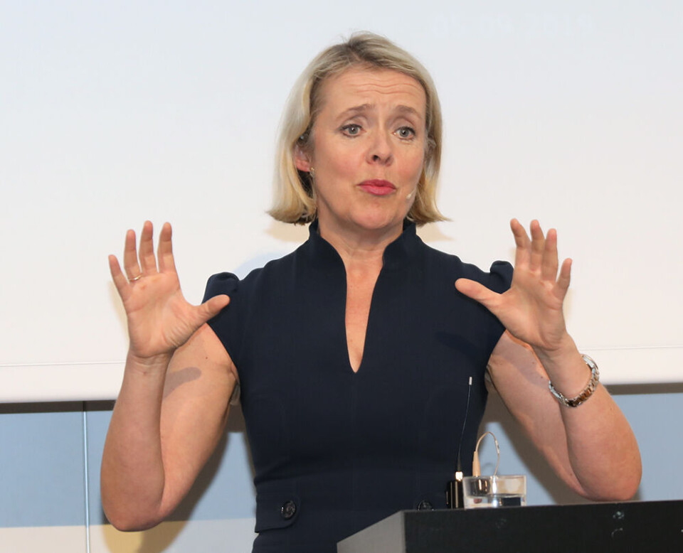 Politidirektør Marie Benedicte Bjørnland. Foto: Trygve Bergsland.
