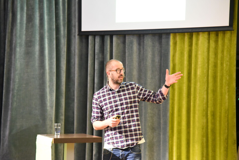 Seniorforsker ved Frischsenteret, Simen Markussen. Foto: Tormund Hansen Skinnarmo