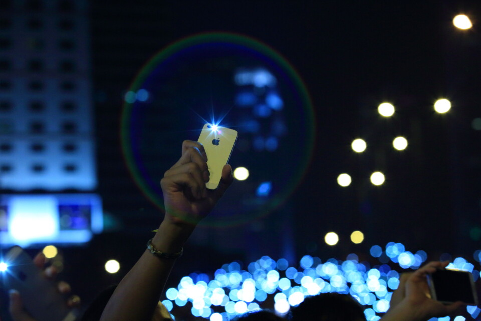 Bildet er fra en tidligere demonstrasjon i Hong Kong. Foto: iStock.