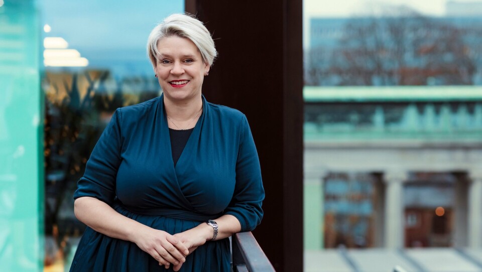 Arbeids- og inkluderingsminister Marte Mjøs Persen og regjeringen har satt ned et eget utvalg som skal se på lavlønn i Norge Foto: Astrid Waller