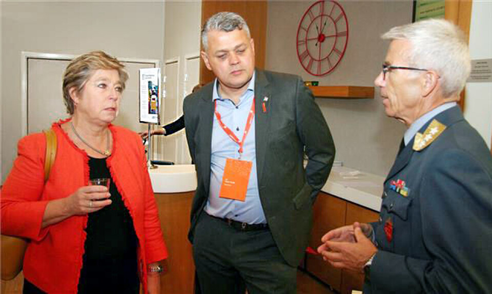 F.v.: Tone Skogen, Johan Hovde og Erik Gustavson. Foto: Vetle Daler