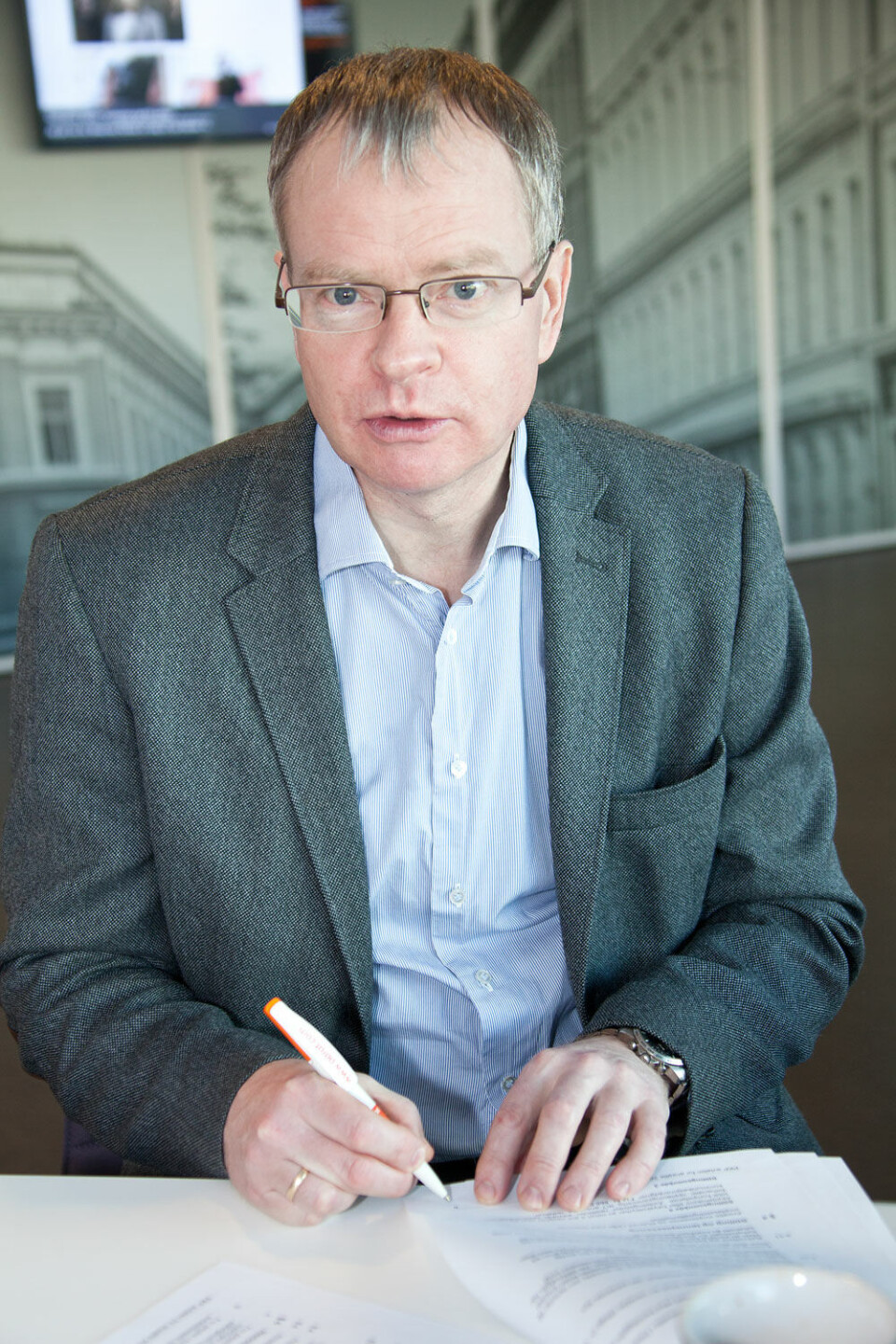 Parats medarbeidere får enkelte dager opp mot 600 henvendelser, opplyser generalsekretær Trond Reidar Hole. Foto: Trygve Bergsland