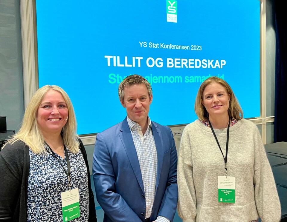 Unn Kristin Olsen, Jens B. Jahren og Karin Tanderø Schaug,