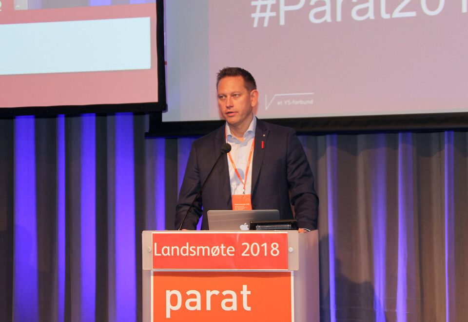 Nestleder i Parat, Vegard Einan. Foto: Trygve Bergsland