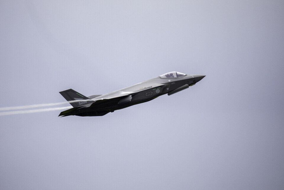 F-35. Foto: Luftforsvaret