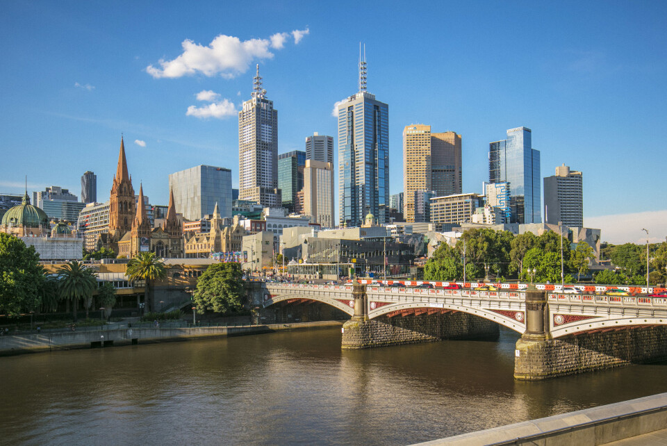 Melbourne er hovedstad i den australske delstaten Victoria og er den nest største byen i Australia. Foto: GettyImages.
