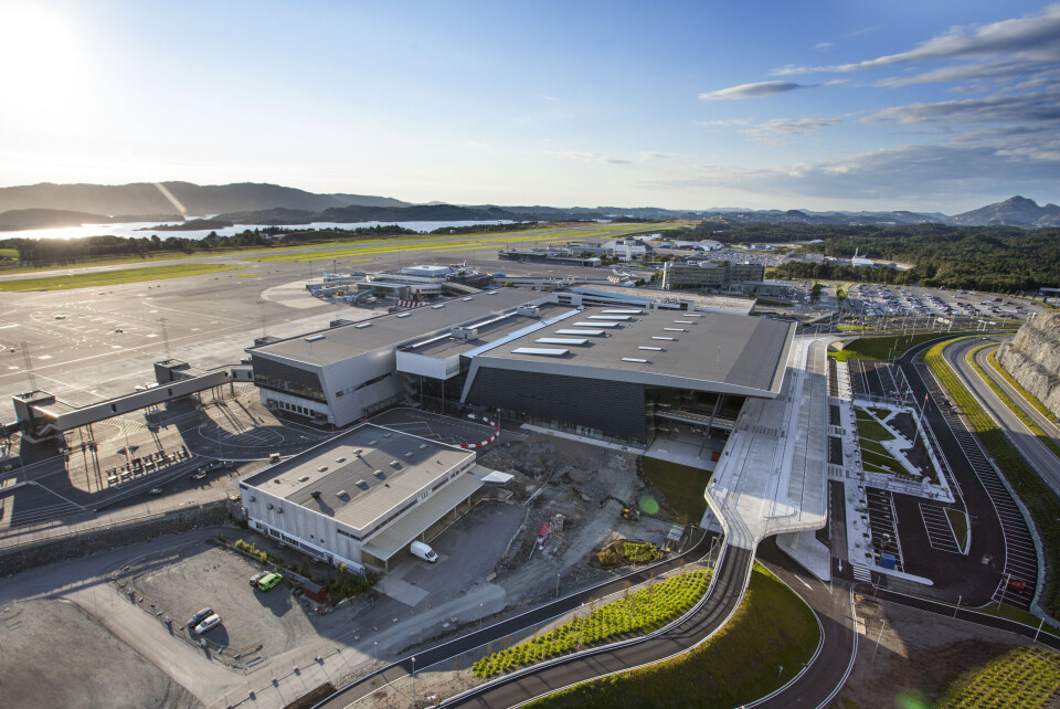 Flesland flyplass ved Bergen. Foto: Avinor