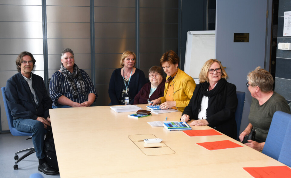YS sin forhandlingsdelegasjon i Oslo kommune. Foto: Siv M. Bjelland